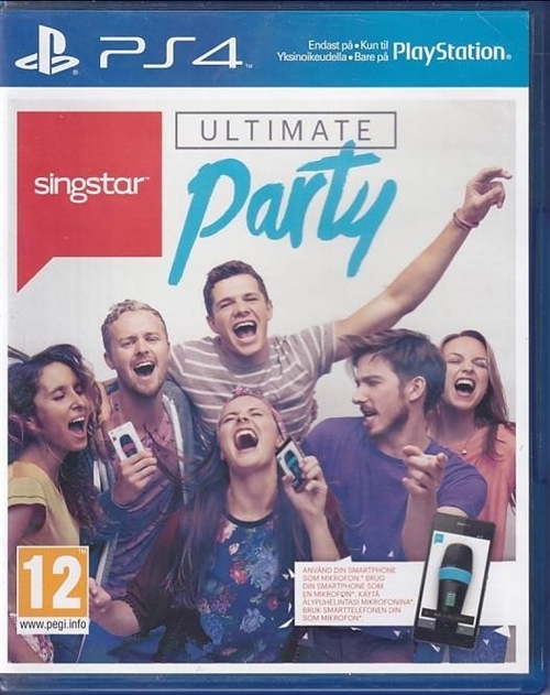 Singstar - Ultimate Party - PS4 (B Grade) (Genbrug)